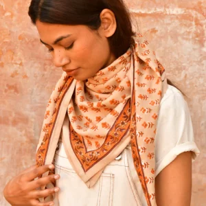 byzantine-blockprint-grand-foulard-nicee-dune-10 Grand foulard Nika beige