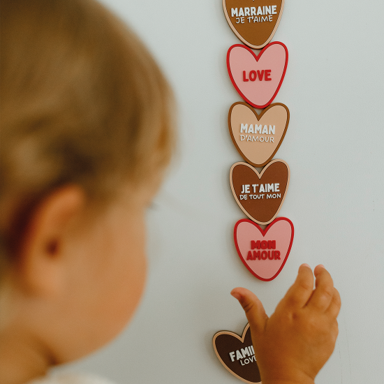 Magnet Je t'aime de tout mon coeur – Image 2