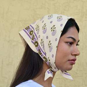 Petit foulard ANASTASE Latte