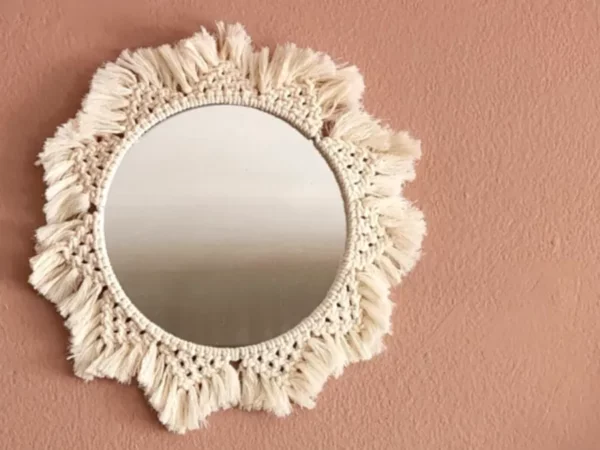 Atelier miroir macramé