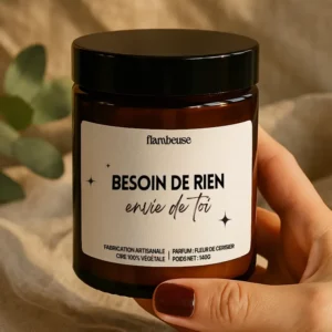 Bougie parfumée “Besoin de rien envie de toi"