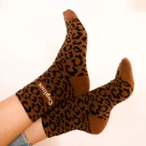 Chaussettes Léopard marron copines