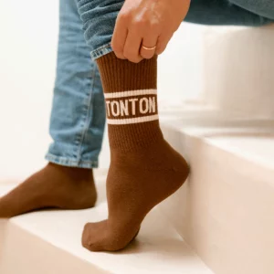 Chaussettes homme marron - Tonton