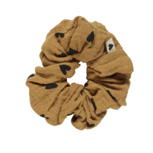 Chouchou gaze cœurs Camel