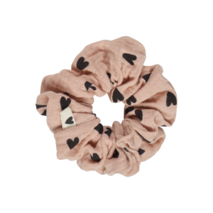 Chouchou gaze cœurs Rose