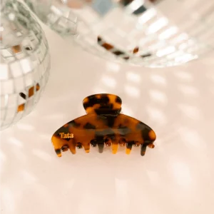 Petite pince à cheveux léopard tata