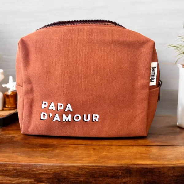 Trousse de toilette Papa d'amour cuivre