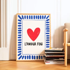 Affiche « L’Amour Fou »