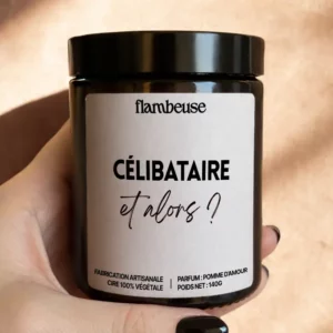Bougie "Célibataire, et alors ?"