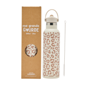 Grande gourde léopard crème