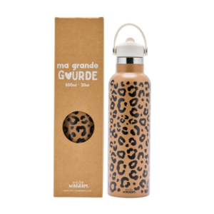 Grande gourde léopard marron
