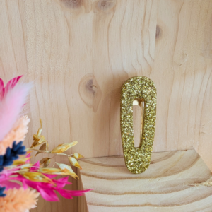 Barrette triangle Or