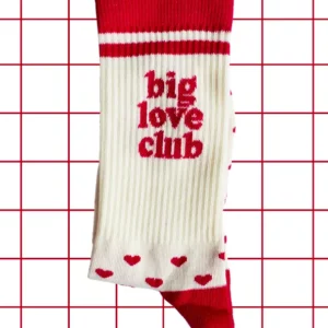 Chaussettes - Big Love Club rouge