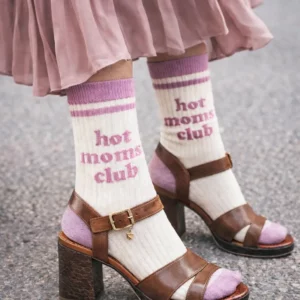 Chaussettes - Club des mamans sexy, rose