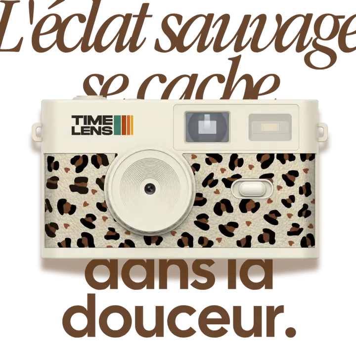 Appareil photo TimeLens® Cream Leopard