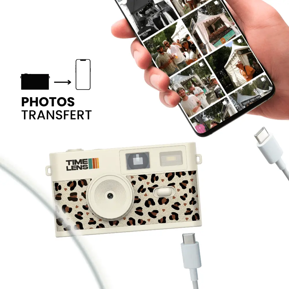 Appareil photo TimeLens® Cream Leopard – Image 2