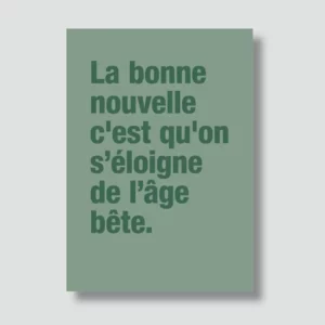 Carte Anniversaire "La bonne news"
