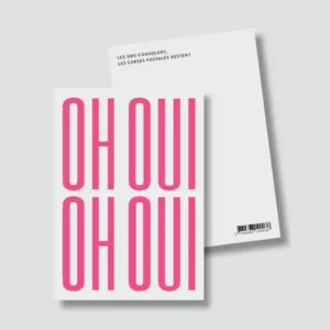 Carte : Oh oui oh oui