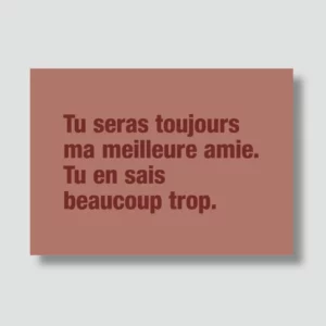 Carte Humour BFF