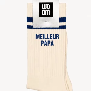 Chaussette Homme MEILLEUR PAPA - MARINE