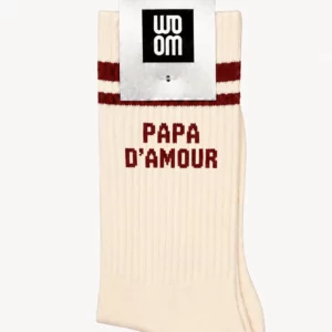 Chaussette Homme PAPA D'AMOUR - BORDEAUX