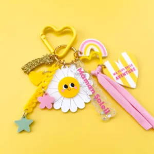 Porte-clé grigri Maman soleil