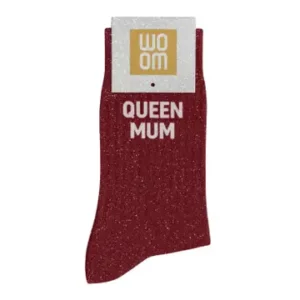 Chaussettes à Paillettes "Queen Mum" Cherry Pop