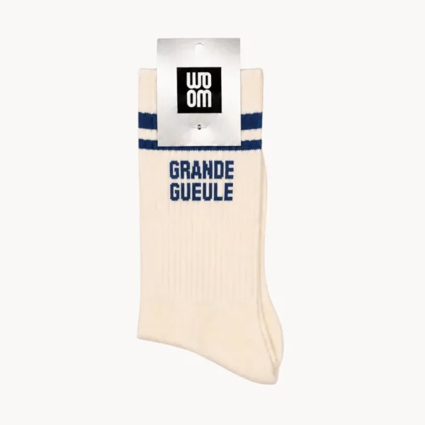 Chaussette homme grande gueule - marine
