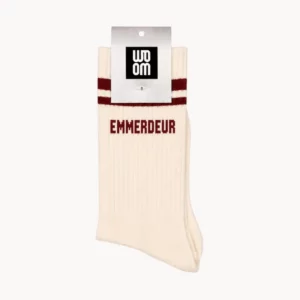 Chaussette homme emmerdeur - bordeaux