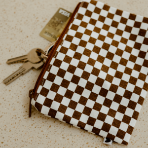 Porte-Monnaie Bonjour l'amour damier