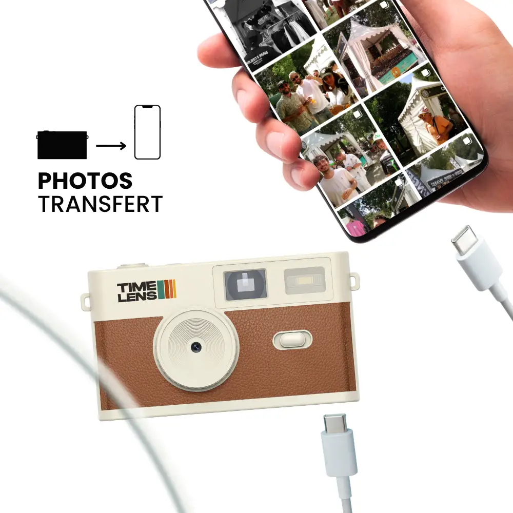 Appareil photo TimeLens® Cream Brown – Image 2
