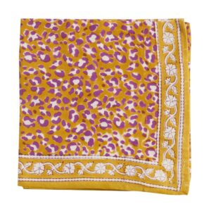 Foulard Indien - Leopard Absynthe