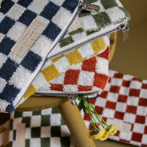 Pochette éponge damier