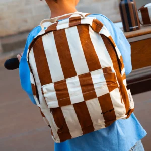 Sac à dos - Rayures Marron Beige