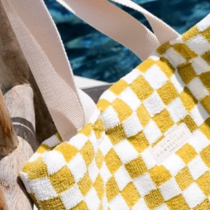 Sac cabas éponge damier (2 coloris)