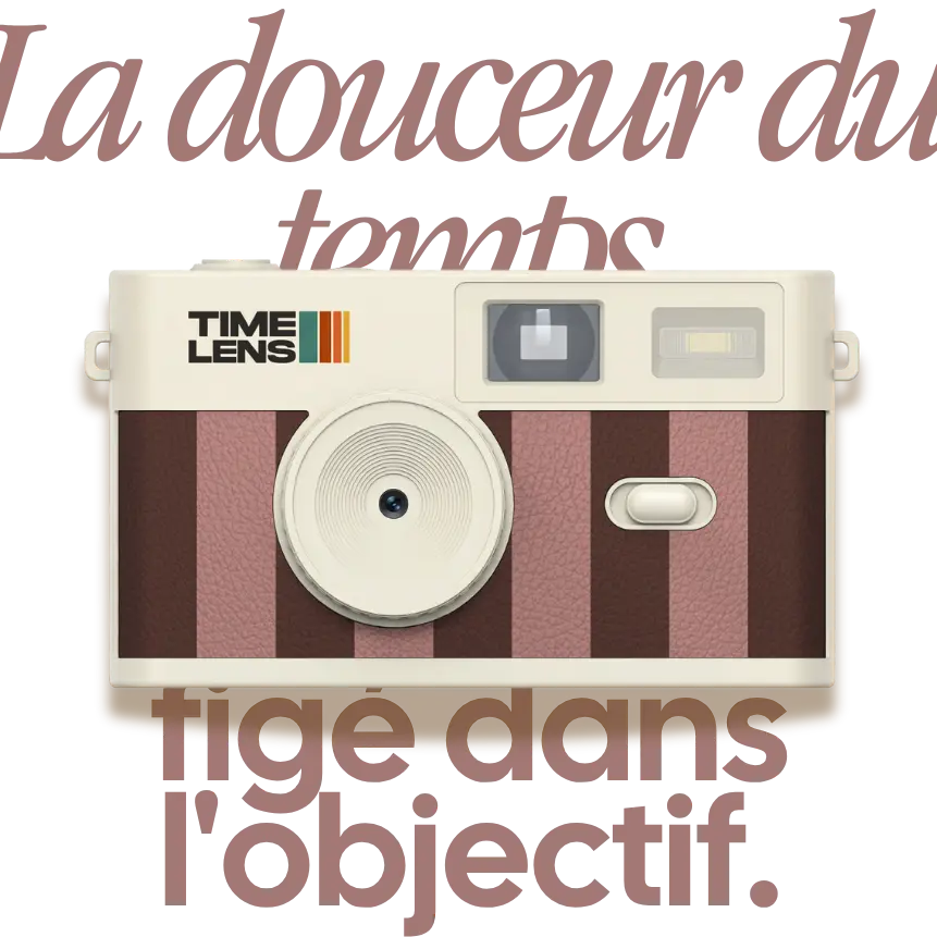 Appareil photo TimeLens® Cream Rosewood