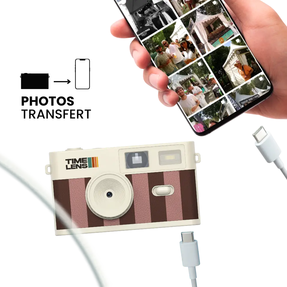 Appareil photo TimeLens® Cream Rosewood – Image 3