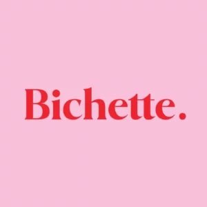 Carte postale - Bichette rose et rouge