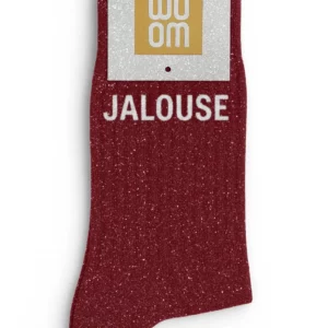 Chaussettes à Paillettes à Message "Jalouse" - Cherry Pop