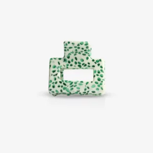 Pince à cheveux pois vert