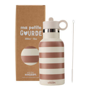 Gourde rayures marron