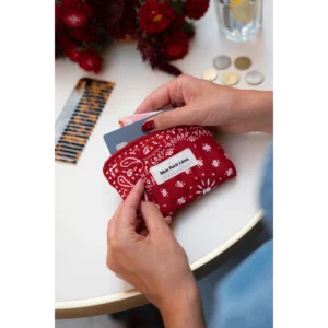 Porte-monnaie - Bandana cherry