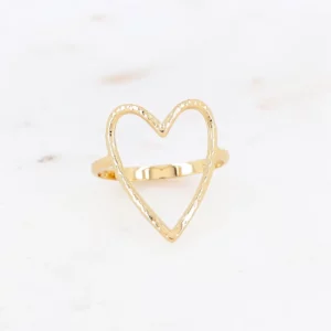 Bague Heavy - coeur ajouré