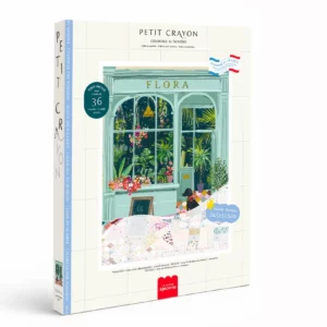 Coffret coloriage au numéro - Petit Crayon - Flora