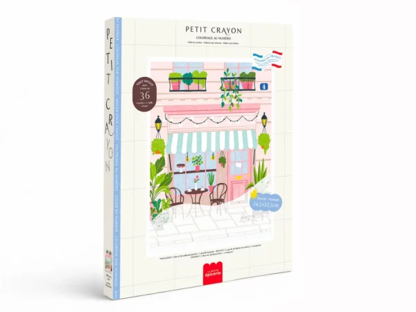 Coffret coloriage au numéro - Petit Crayon - Morning Spot