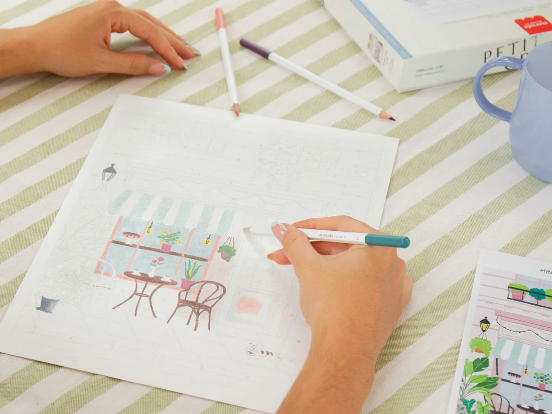 Coffret coloriage au numéro - Petit Crayon - Morning Spot – Image 2