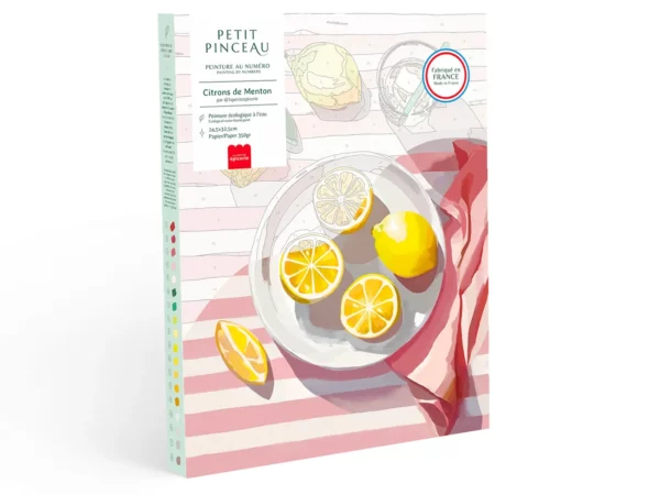 Coffret peinture au numéro - Petit Pinceau - Citrons de Menton