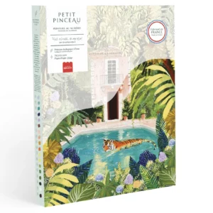 Coffret peinture au numéro - Tiger Relaxing In My Pool