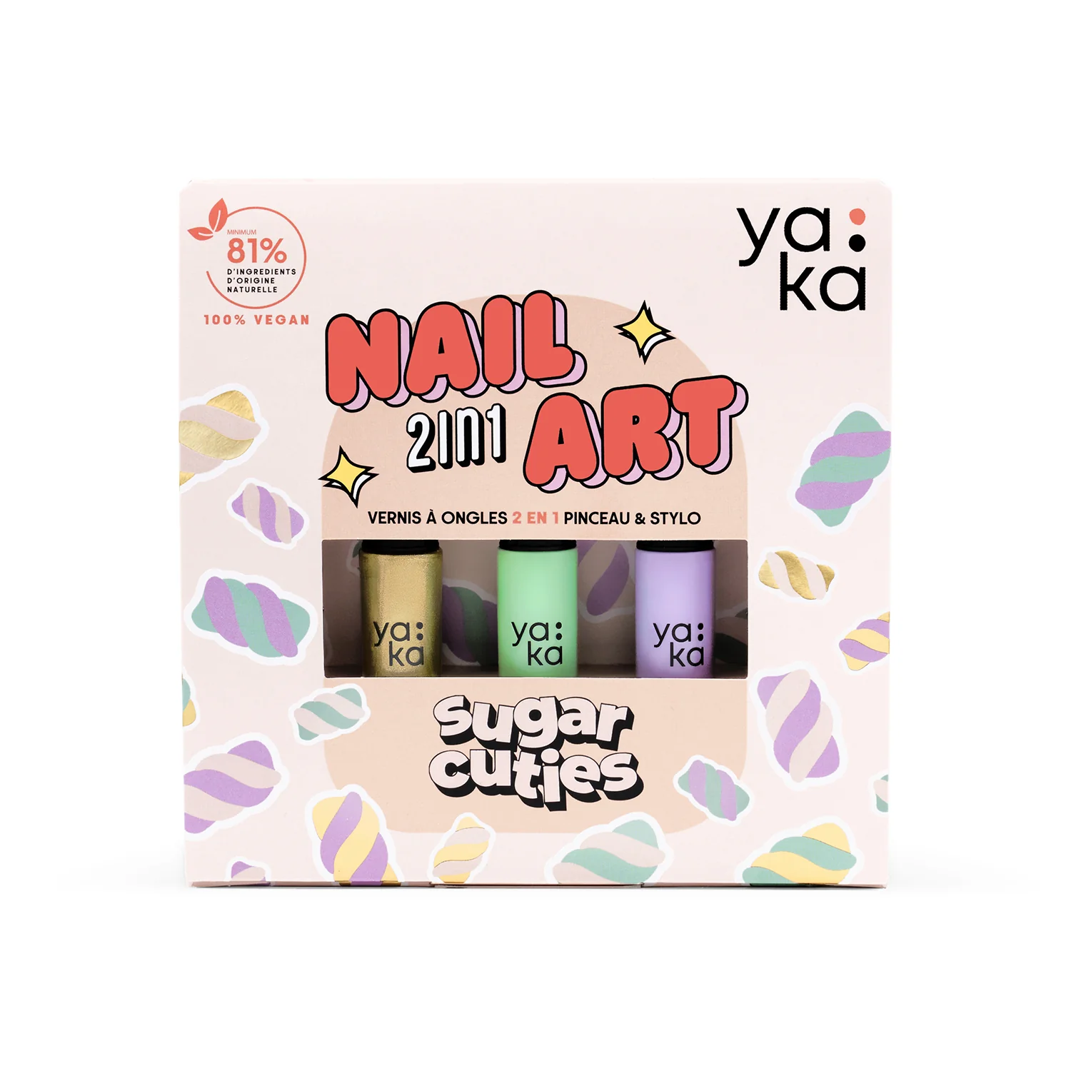 Coffret vernis à ongles 2en1 "Sugar Cuties" – Image 2