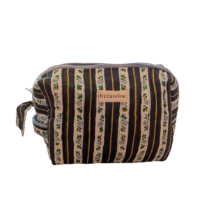 Trousse de toilette femme XL - FLORA Bleu marine
